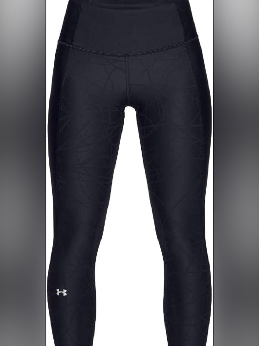 Under Armour Black High-Rise Textured Leggings